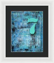 LUCKY NUMBER 7 - Framed Print #1060