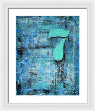LUCKY NUMBER 7 - Framed Print #1060