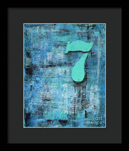 LUCKY NUMBER 7 - Framed Print #1060