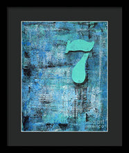 LUCKY NUMBER 7 - Framed Print #1060