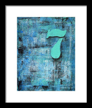 LUCKY NUMBER 7 - Framed Print #1060