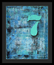 LUCKY NUMBER 7 - Framed Print #1060