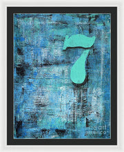 LUCKY NUMBER 7 - Framed Print #1060