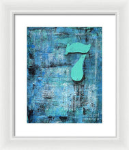 LUCKY NUMBER 7 - Framed Print #1060