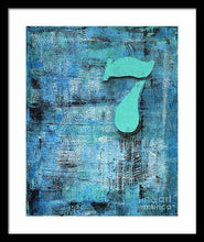 LUCKY NUMBER 7 - Framed Print #1060