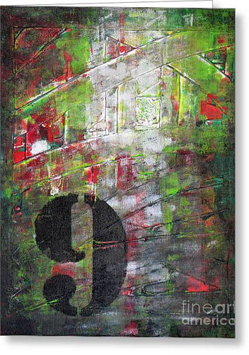 LUCKY NUMBER 9 - Greeting Card #1059