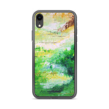 Colorful Green IPHONE CASE Painting Artsy Abstract Style