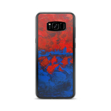 Blue Red PHONE CASE Cover for Samsung Galaxy Phones Abstract Design