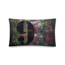 THROW PILLOW Number 9 Abstract Style