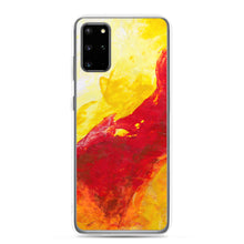 Galaxy PHONE CASE Yellow Red Abstract Design