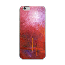 Red PHONE CASE for Apple iPhone Abstract Art Style