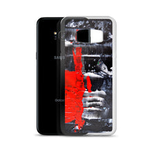 Cool PHONE CASE for Galaxy Phones in Red Black Abstract Style