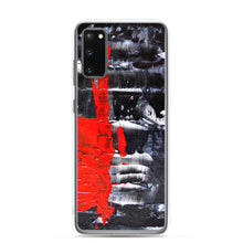 Cool PHONE CASE for Galaxy Phones in Red Black Abstract Style