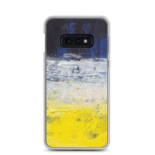 Samsung PHONE CASE Edgy Blue Yellow White Abstract