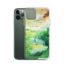 Colorful Green IPHONE CASE Painting Artsy Abstract Style