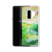 PHONE CASE for Galaxy for Artsy People - Bright Green Abstract