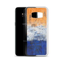 Edgy PHONE CASE for Samsung Phones - Abstract Orange Blue White