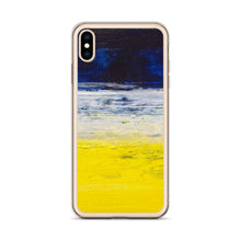 Blue Yellow IPHONE CASE Apple Modern Art Design