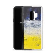 Samsung PHONE CASE Edgy Blue Yellow White Abstract