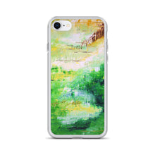 Colorful Green IPHONE CASE Painting Artsy Abstract Style