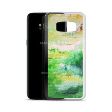 PHONE CASE for Galaxy for Artsy People - Bright Green Abstract