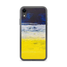 Blue Yellow IPHONE CASE Apple Modern Art Design