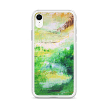 Colorful Green IPHONE CASE Painting Artsy Abstract Style