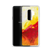 Galaxy PHONE CASE Yellow Red Abstract Design