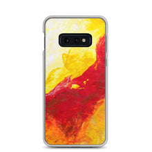 Galaxy PHONE CASE Yellow Red Abstract Design
