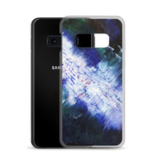 Artsy Samsung PHONE CASE Navy Blue White Abstract