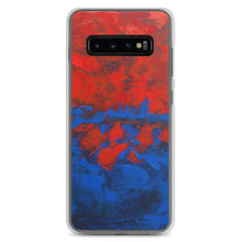 Blue Red PHONE CASE Cover for Samsung Galaxy Phones Abstract Design
