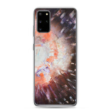 Samsung PHONE CASE Unique Abstract Artsy Style Brown Orange Art