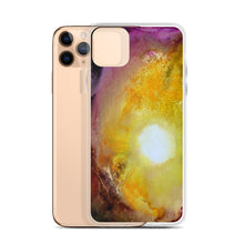 Colorful PHONE CASE for iPhones Artsy Sun Abstract Watercolor Design