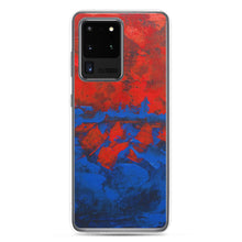 Blue Red PHONE CASE Cover for Samsung Galaxy Phones Abstract Design
