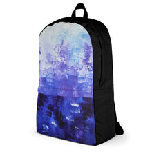 BACKPACK blue abstract Travel School Bag