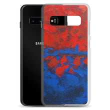 Blue Red PHONE CASE Cover for Samsung Galaxy Phones Abstract Design