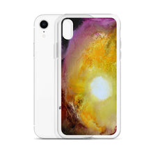 Colorful PHONE CASE for iPhones Artsy Sun Abstract Watercolor Design
