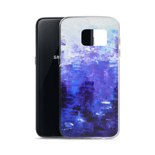 Blue PHONE CASE COVER for Galaxy Phones Unique Abstract Style