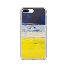 Blue Yellow IPHONE CASE Apple Modern Art Design