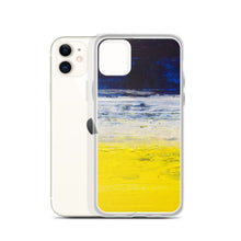 Blue Yellow IPHONE CASE Apple Modern Art Design