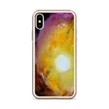 Colorful PHONE CASE for iPhones Artsy Sun Abstract Watercolor Design