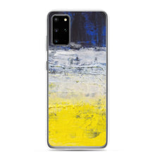 Samsung PHONE CASE Edgy Blue Yellow White Abstract