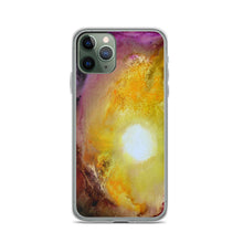 Colorful PHONE CASE for iPhones Artsy Sun Abstract Watercolor Design