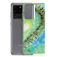 Samsung GALAXY PHONE CASE with Abstract Heart Art Green