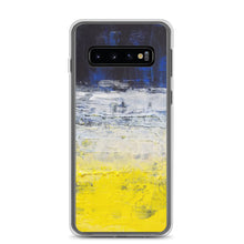 Samsung PHONE CASE Edgy Blue Yellow White Abstract