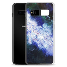 Artsy Samsung PHONE CASE Navy Blue White Abstract