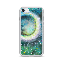 Beautiful Moon IPHONE CASE Green Art Painting