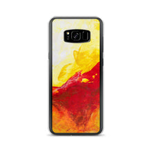 Galaxy PHONE CASE Yellow Red Abstract Design