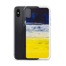Blue Yellow IPHONE CASE Apple Modern Art Design