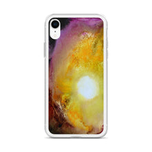 Colorful PHONE CASE for iPhones Artsy Sun Abstract Watercolor Design